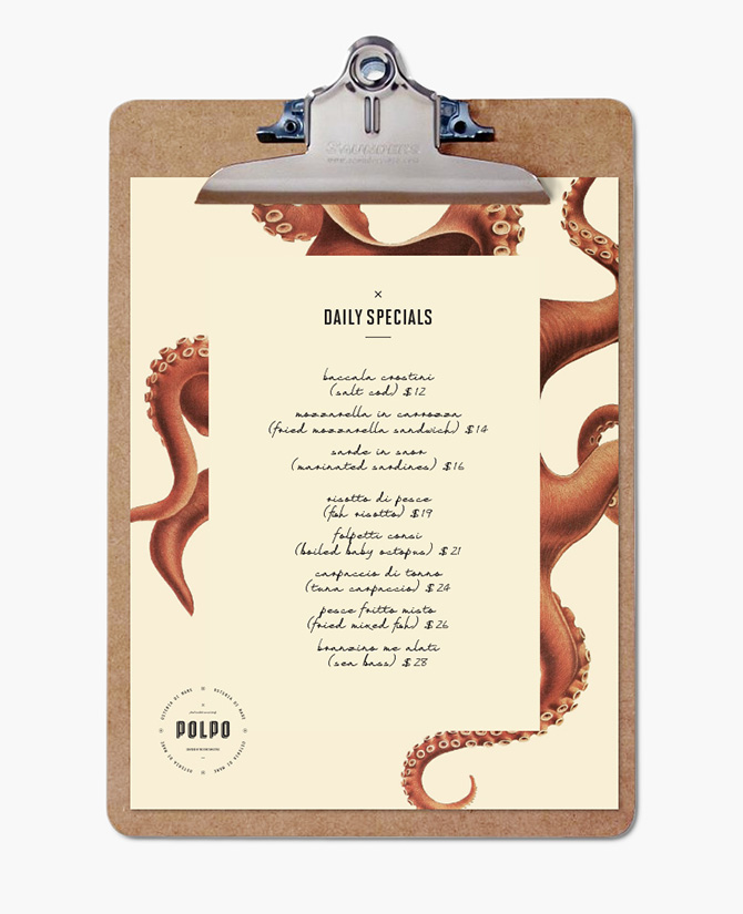 Project DAILY SPECIALS  by Richard Marazzi