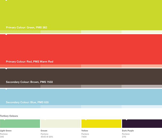 Project COLOUR PALETTE  by Richard Marazzi