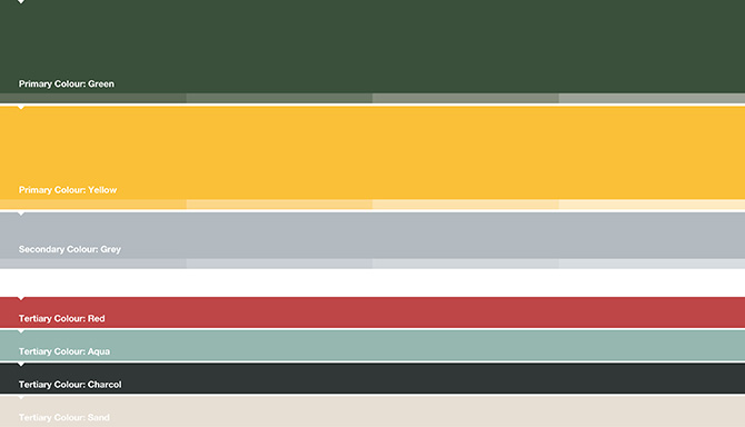 Project COLOUR PALETTE by Richard Marazzi
